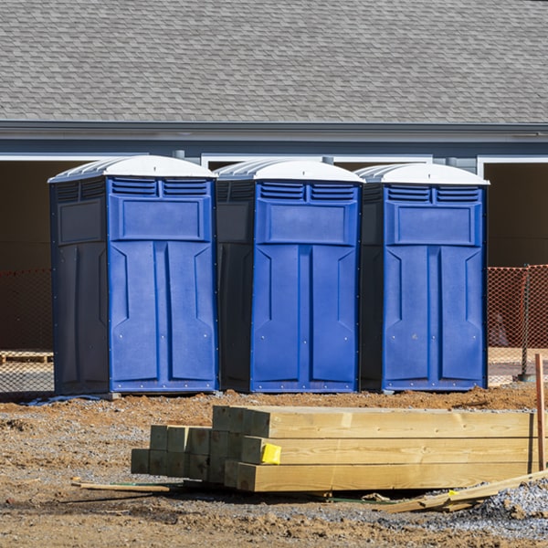 is there a specific order in which to place multiple portable restrooms in Estral Beach